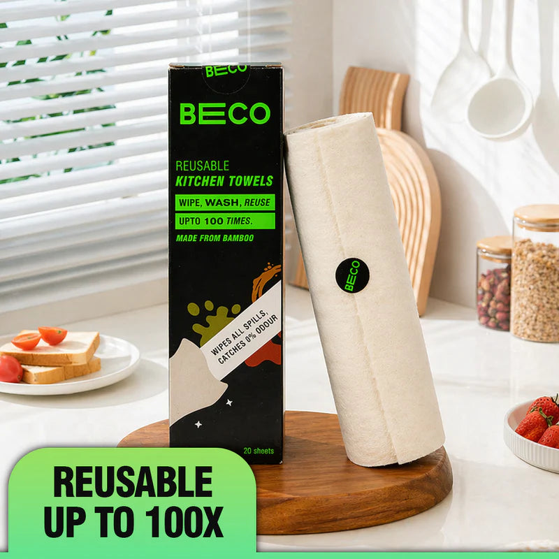 Beco Bamboo Kitchen Towels- 20 sheets