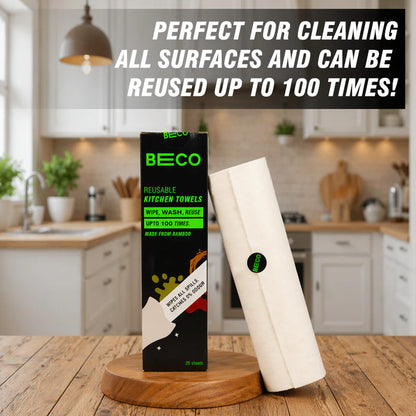 Beco Bamboo Kitchen Towels- 20 sheets
