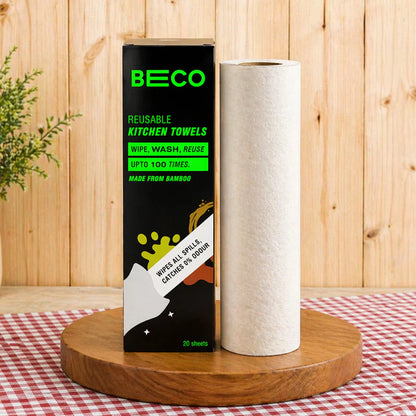 Beco Bamboo Kitchen Towels- 20 sheets